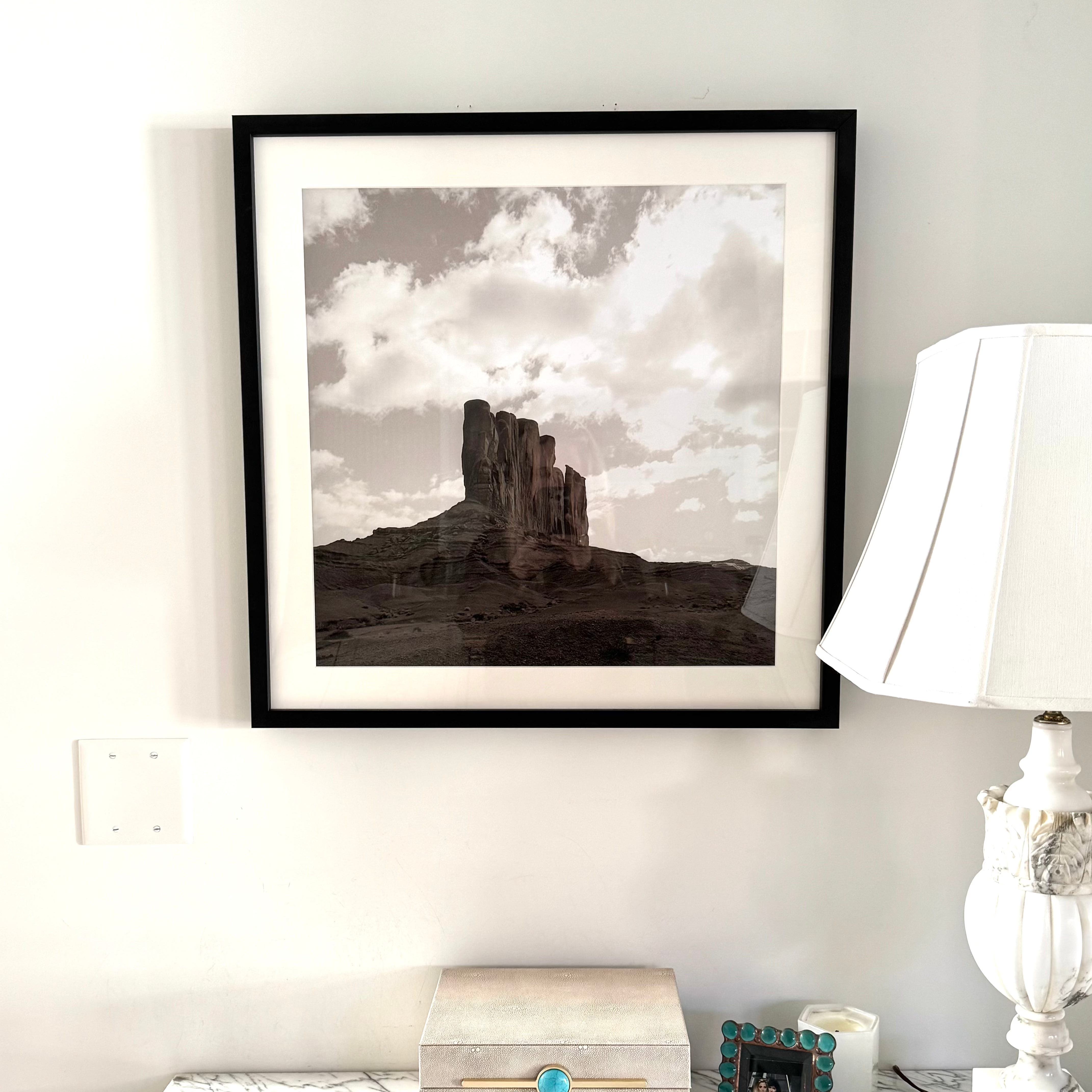 Butte, Monument Valley, fine art print by Jules Frazier in home
