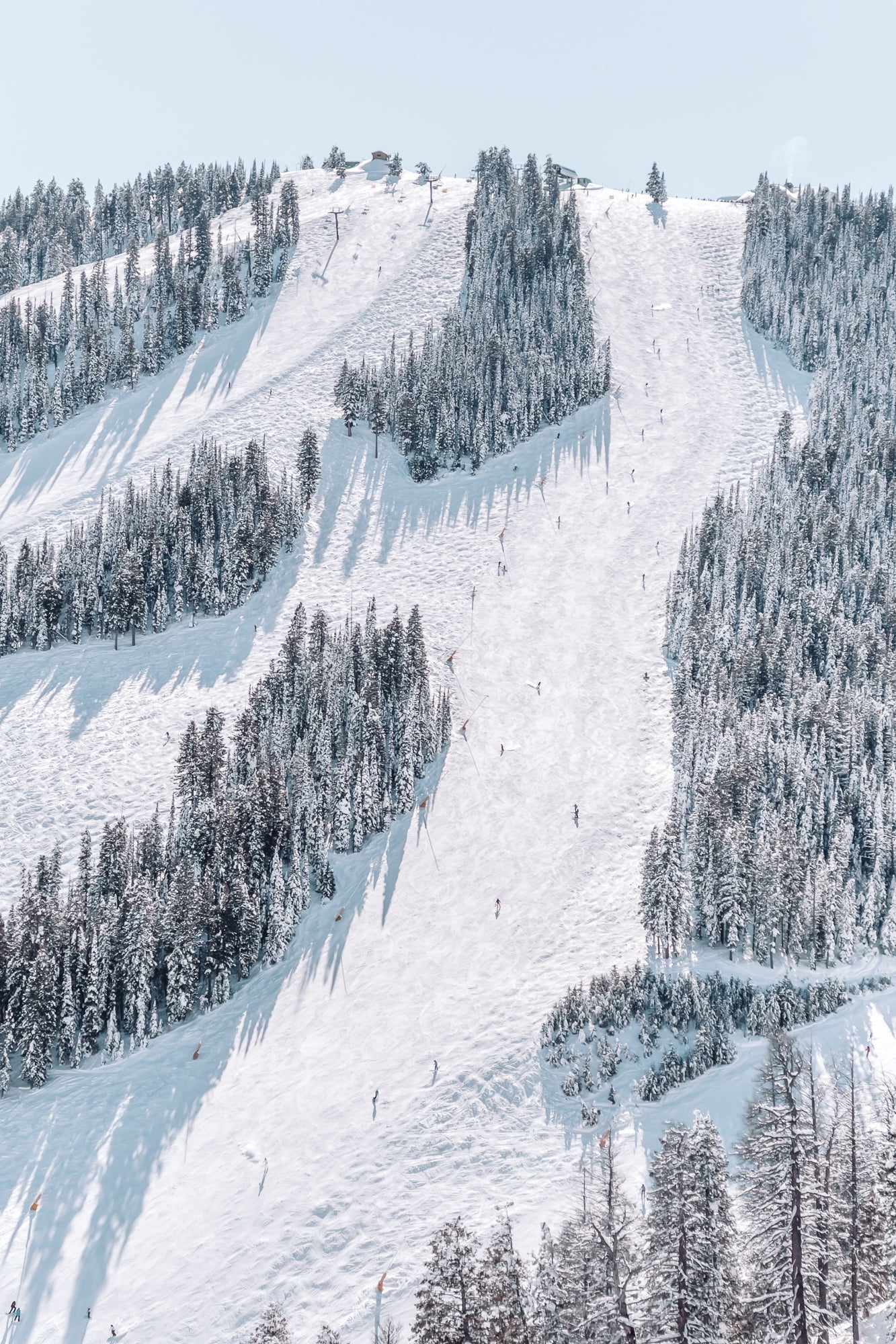 Door Number 3, Sun Valley, Idaho captures a crisp, frosted ski slope perfect for your upscale ski retreat, wall art