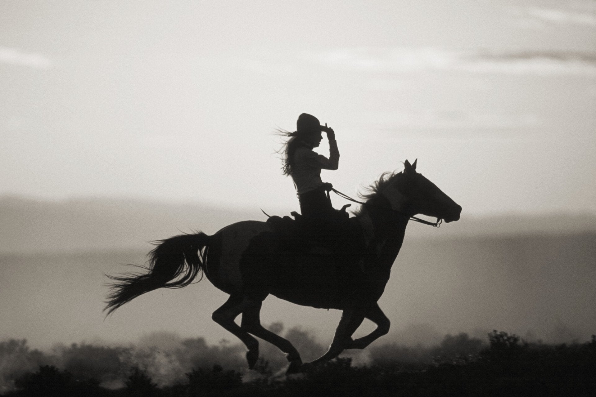 Girl on Horseback, Jules Frazier Fine Art Photograph