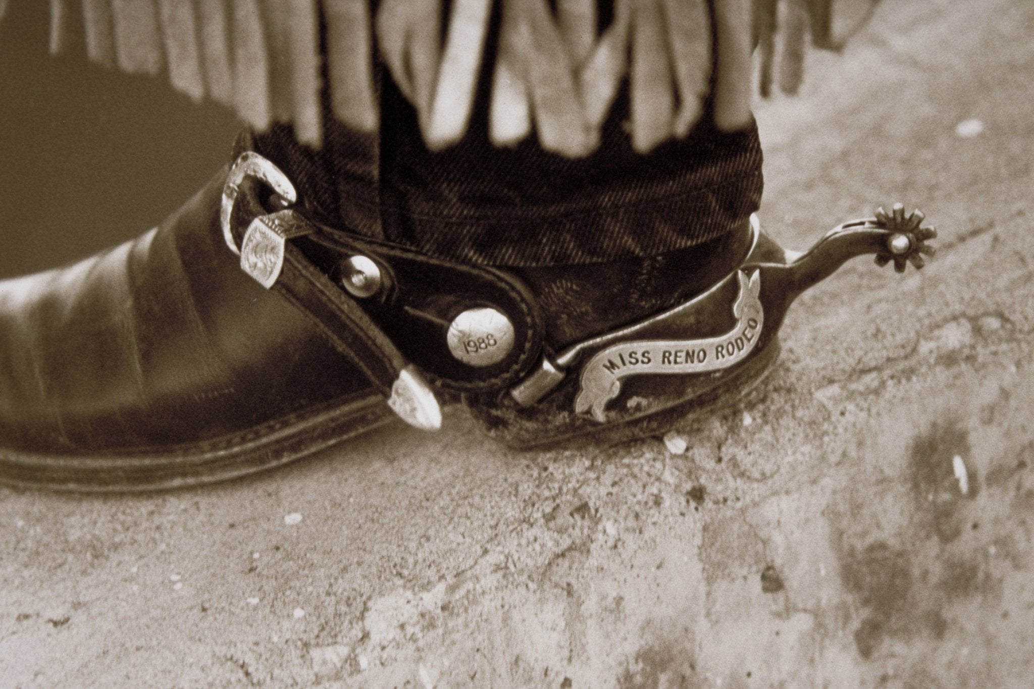 Miss Reno Rodeo's Spur, Jules Frazier Fine Art Photograph