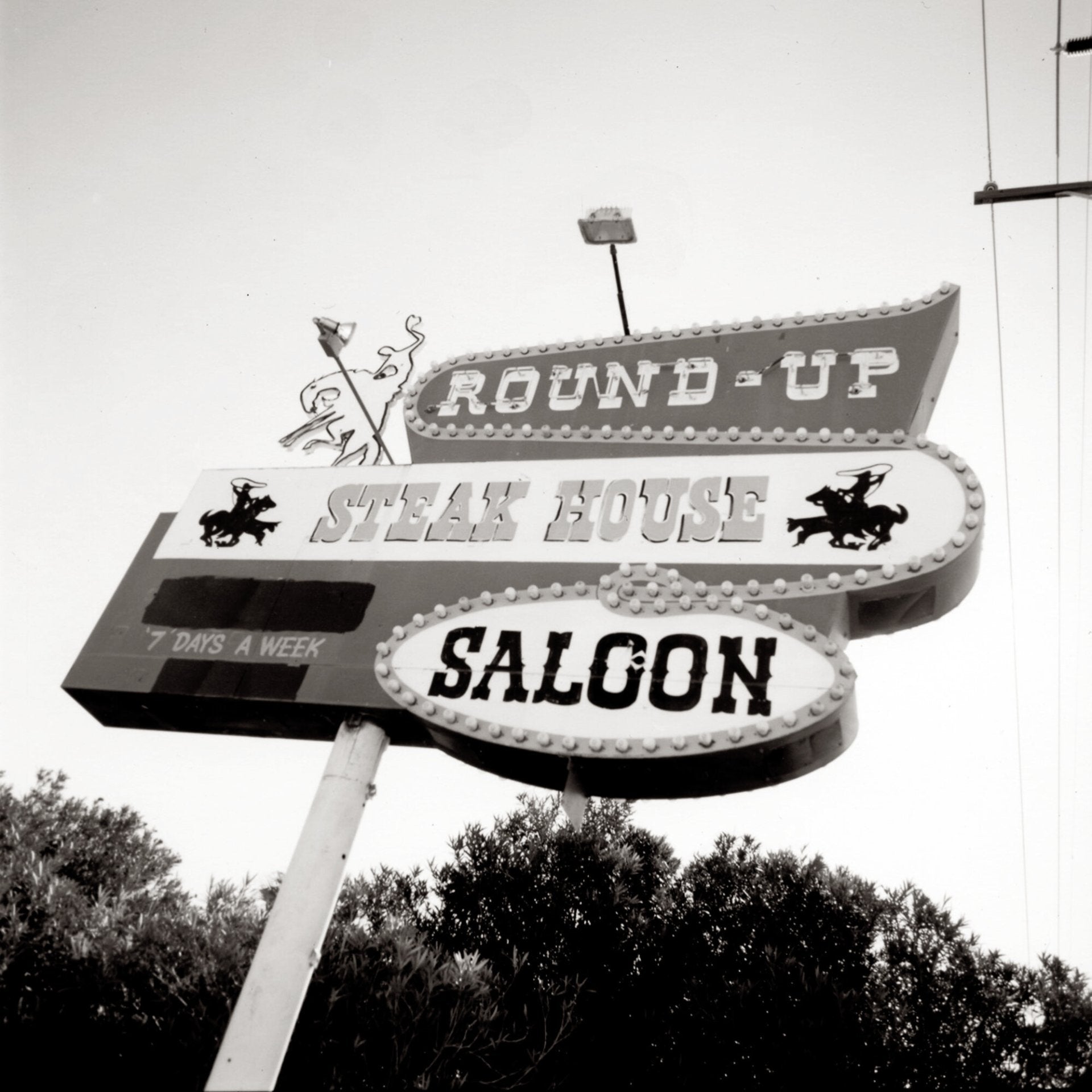 Round-up Steak House, Jules Frazier Fine Art Photograph