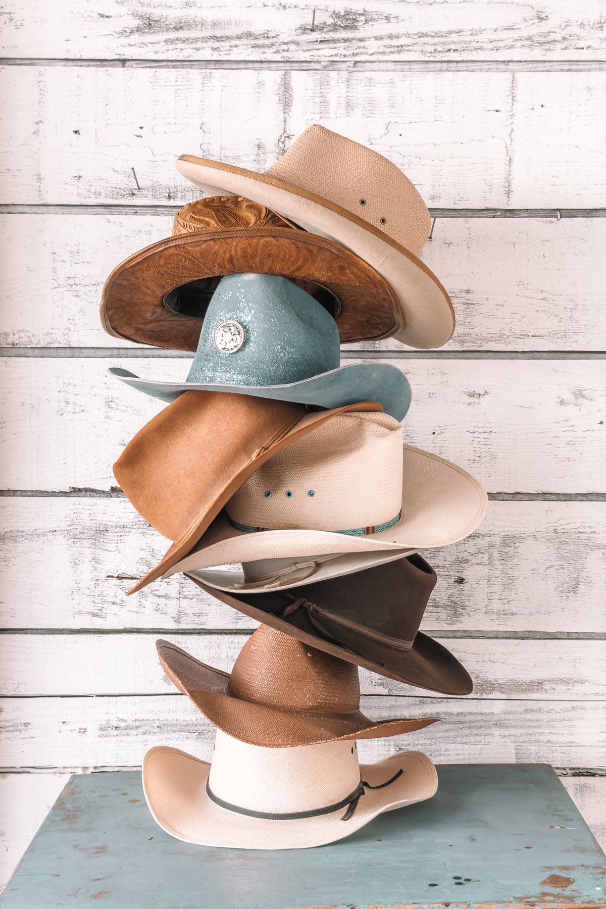 Stacked Cowgirl Hats