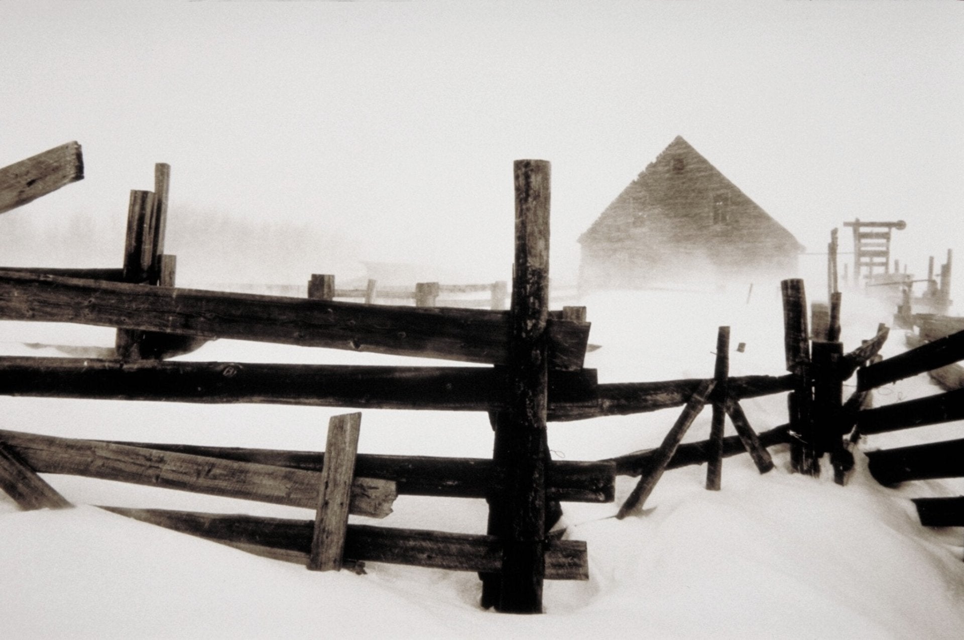 Winter storm of '88, Jules Frazier Fine Art Photograph