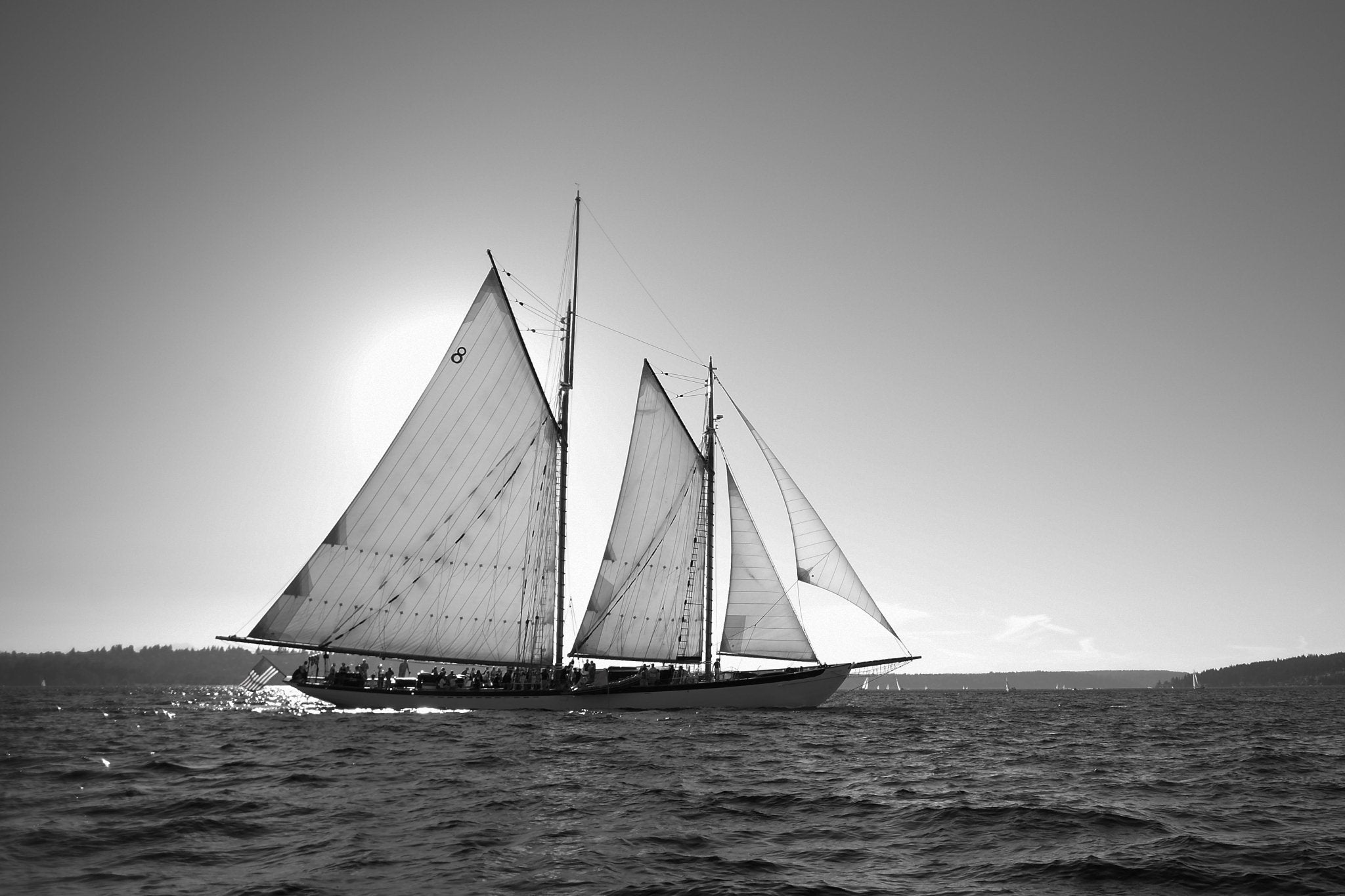 Sunset Sail, Jules Frazier Fine Art Photograph