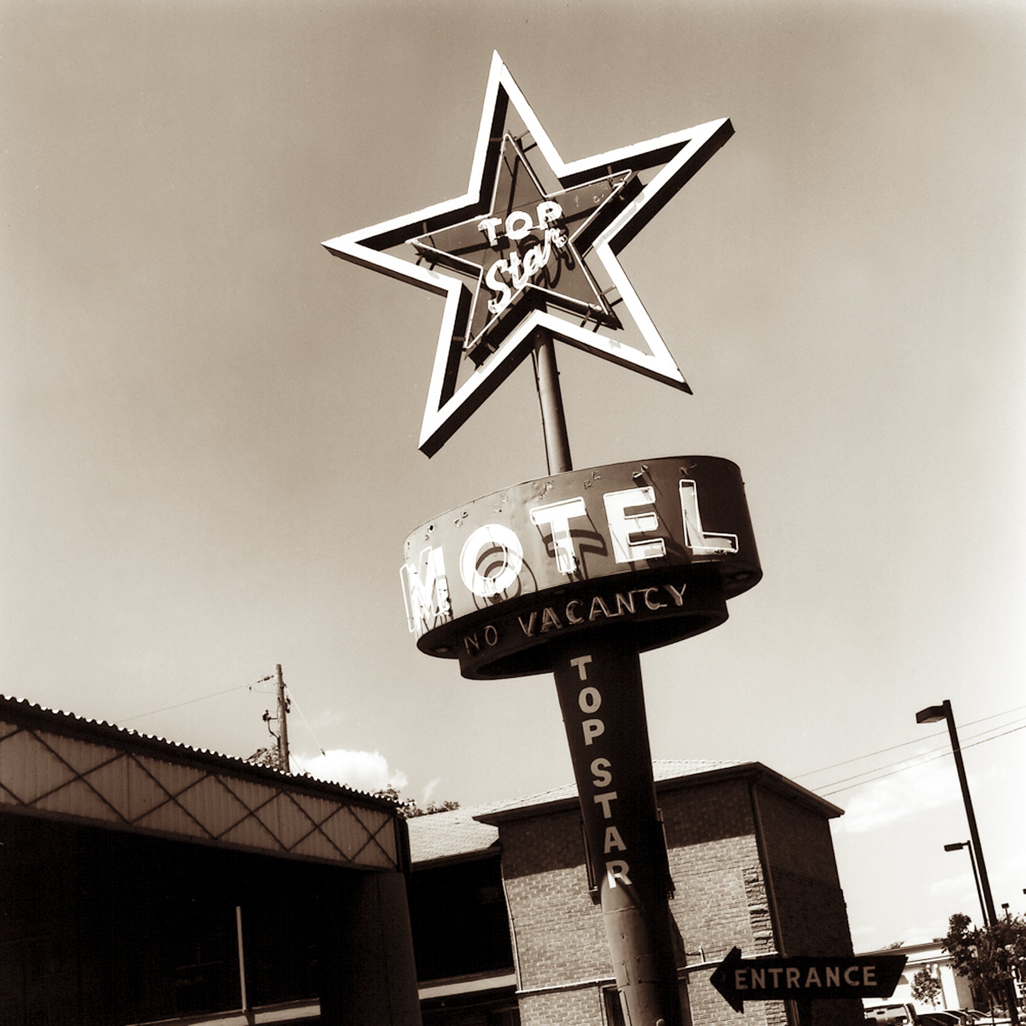 Top Star Motel, Jules Frazier Fine Art Photograph