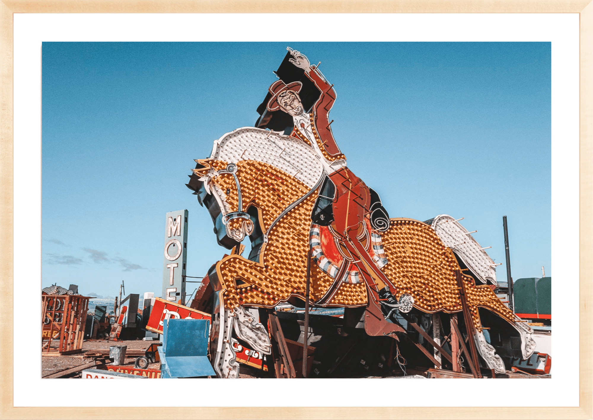 Hacienda Golden Horseman, Jules Frazier Fine Art Photograph