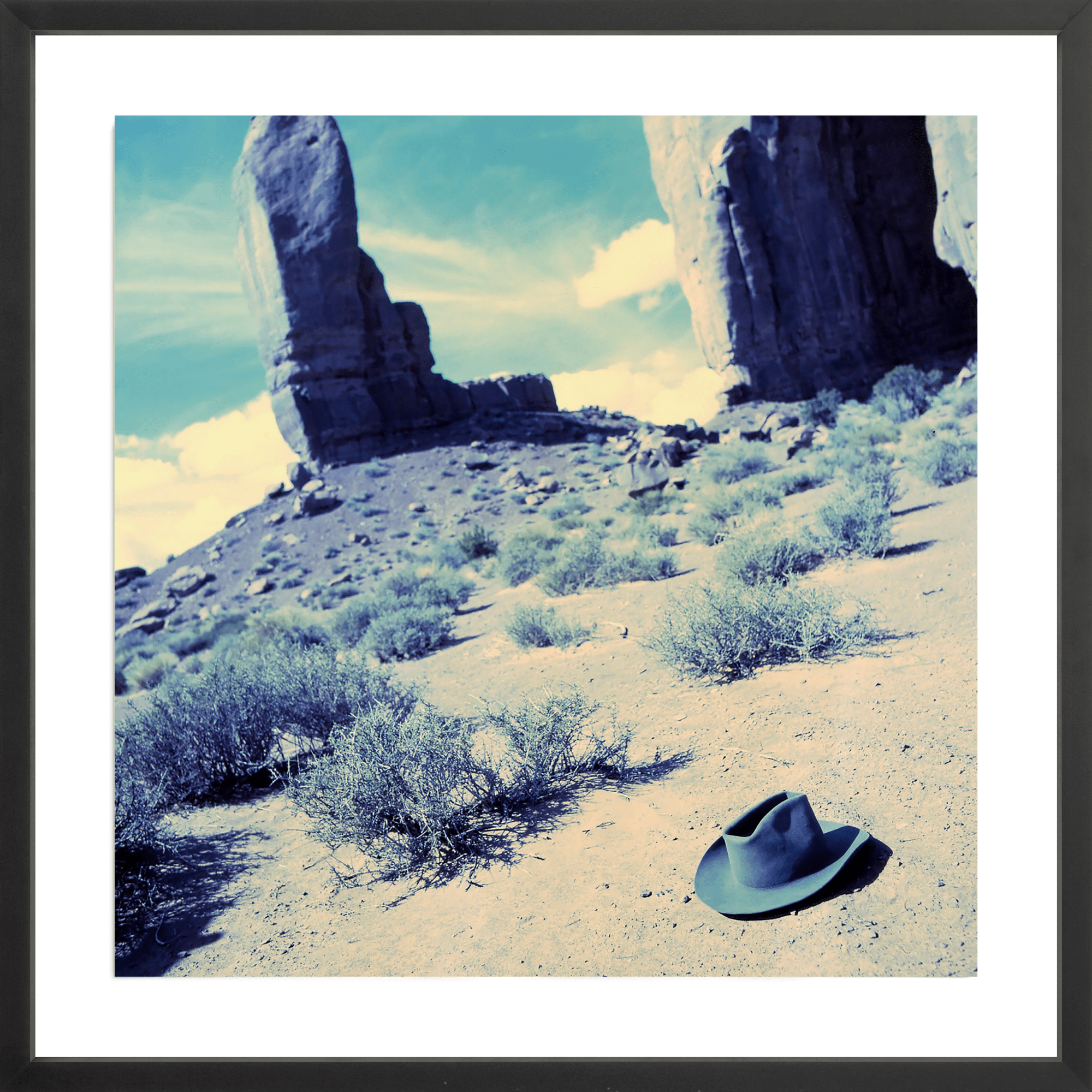 Hat on Desert Floor, Jules Frazier Fine Art Photograph