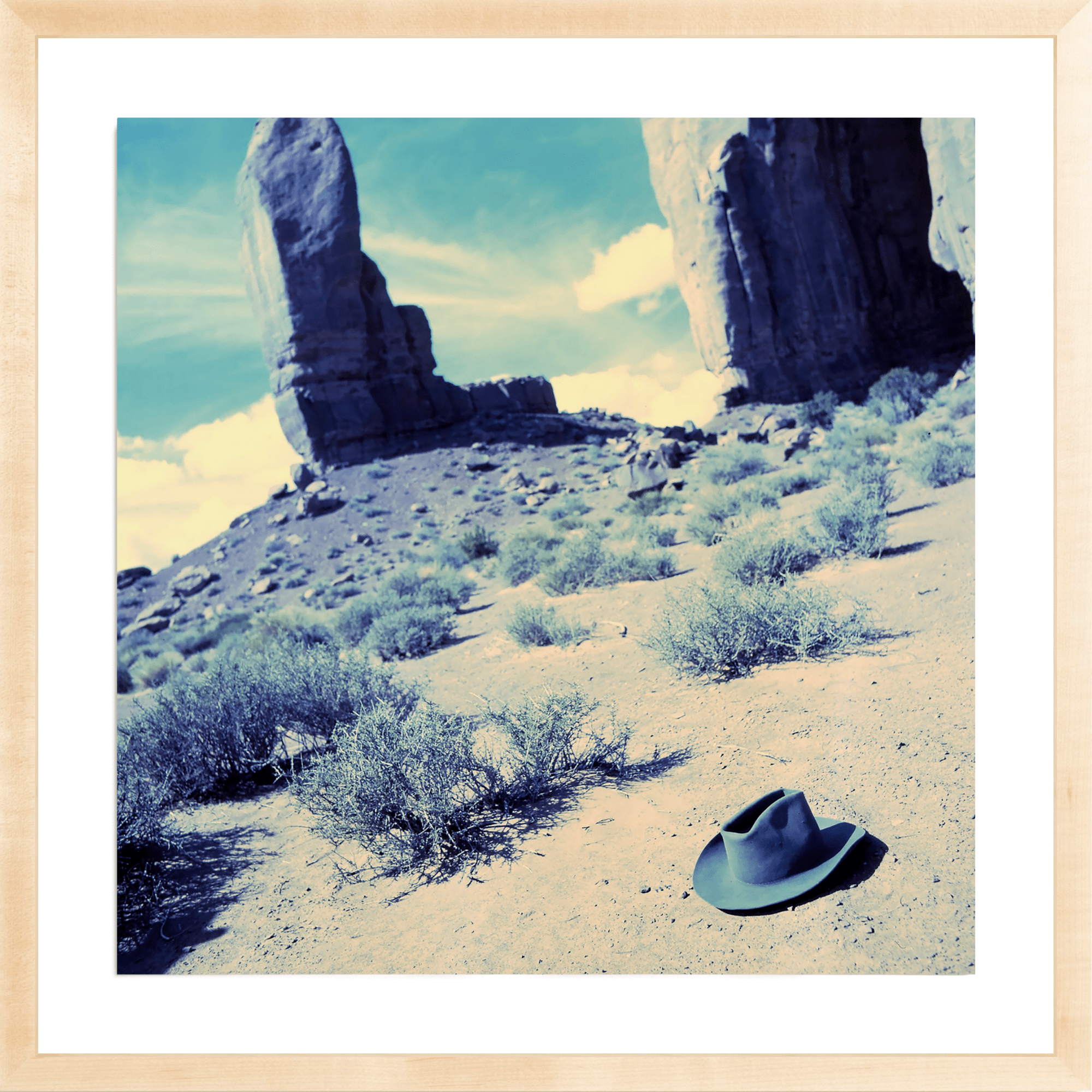 Hat on Desert Floor, Jules Frazier Fine Art Photograph