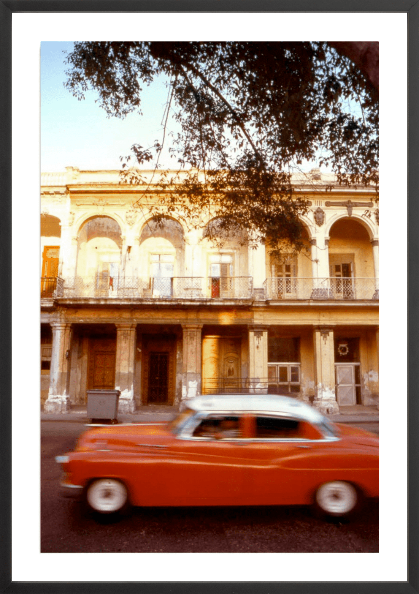 Havana Red Car Classic, Jules Frazier Fine Art Photograph