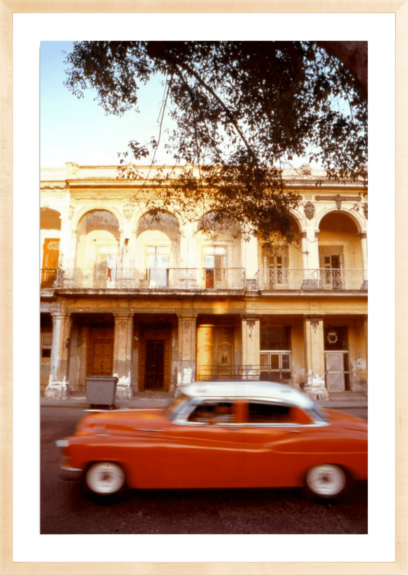 Havana Red Car Classic, Jules Frazier Fine Art Photograph