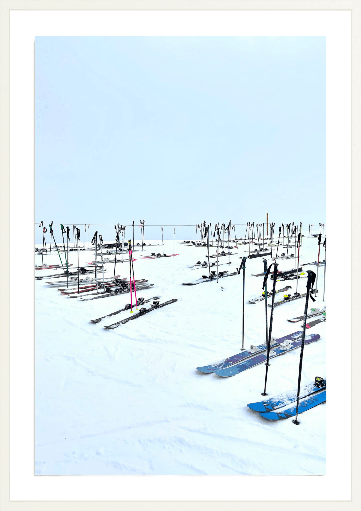 Ski Parking Lot, Jules Frazier Fine Art Photograph
