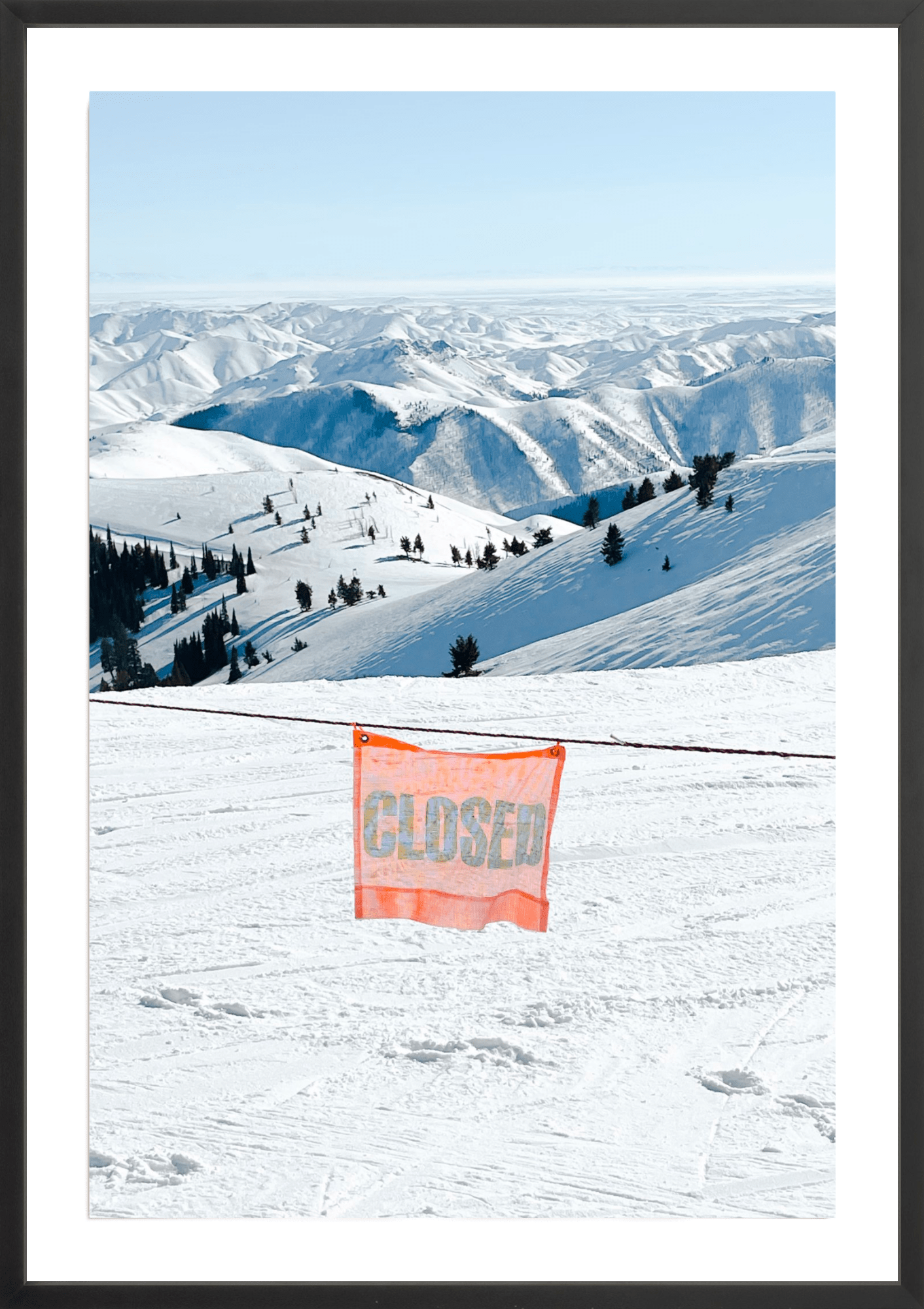 Trails Closed, Jules Frazier Fine Art Photograph