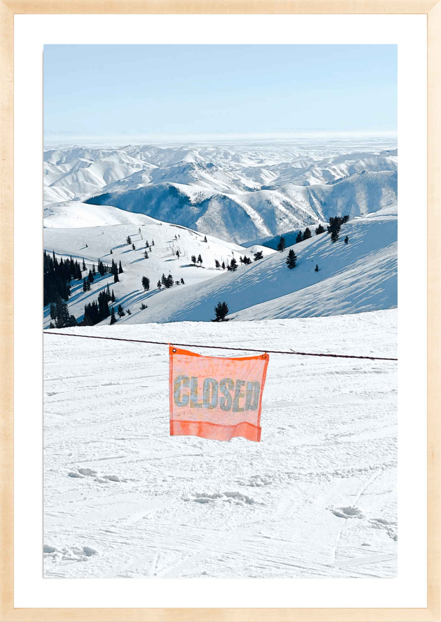 Trails Closed, Jules Frazier Fine Art Photograph