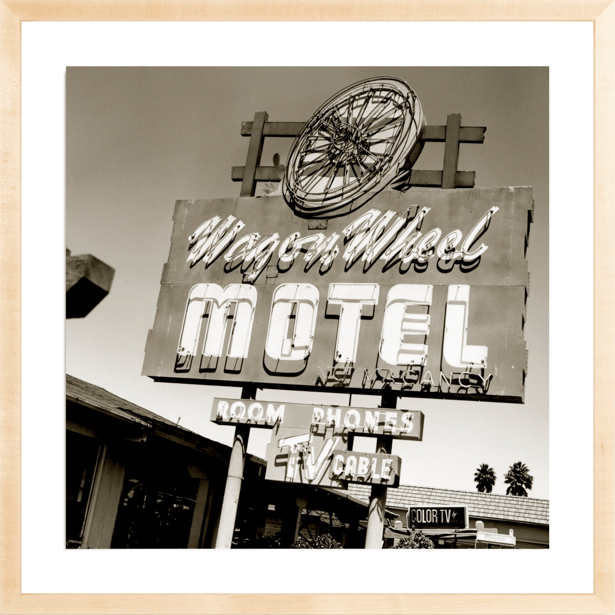 Wagon Wheel Motel, Jules Frazier Fine Art Photograph