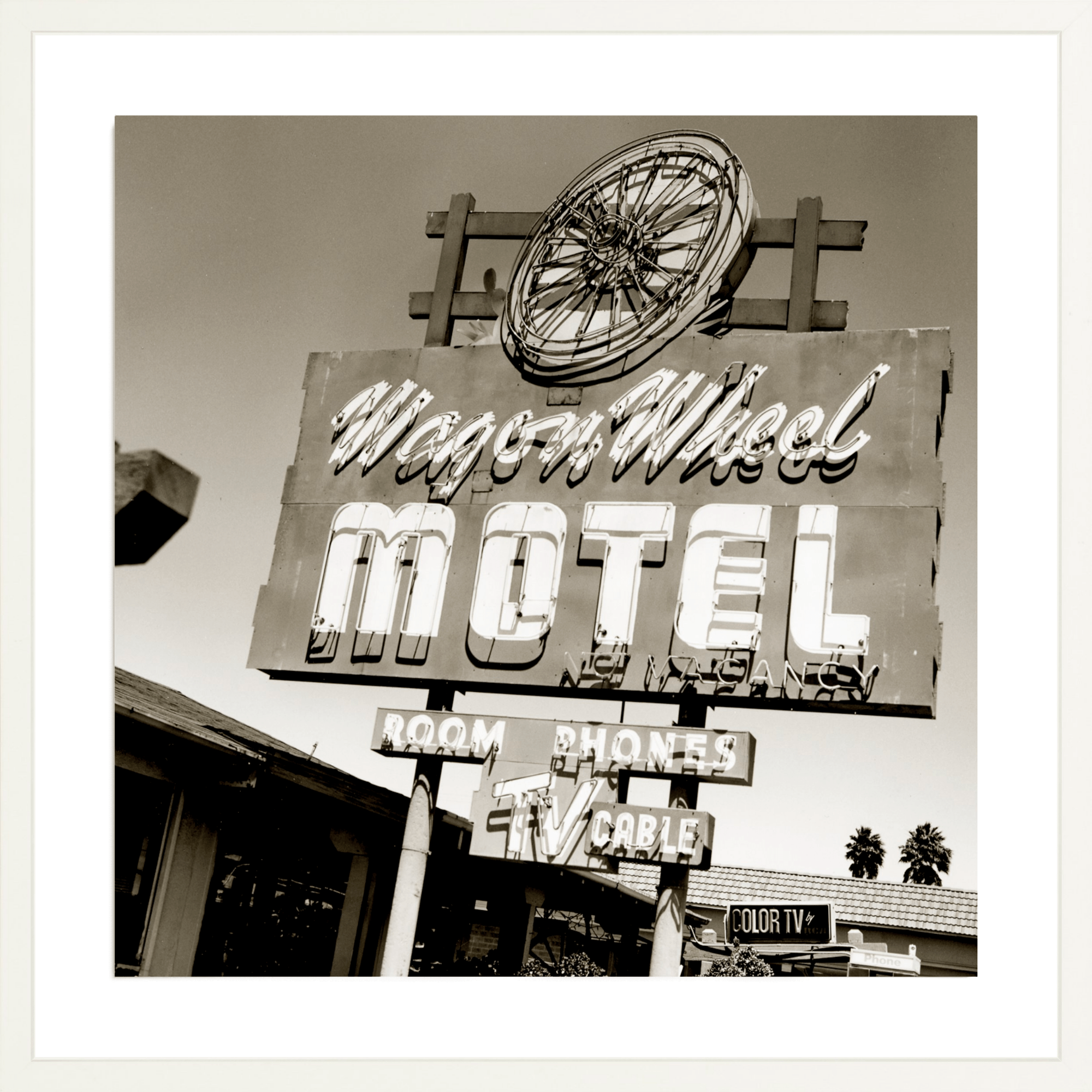 Wagon Wheel Motel, Jules Frazier Fine Art Photograph