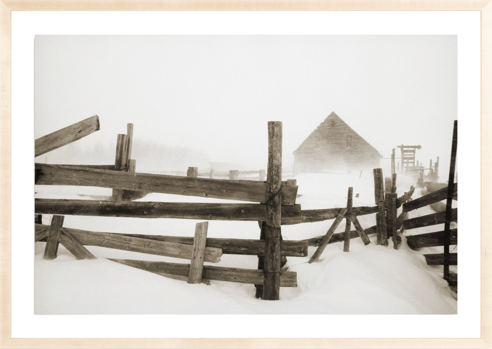 Winter storm of '88, Jules Frazier Fine Art Photograph