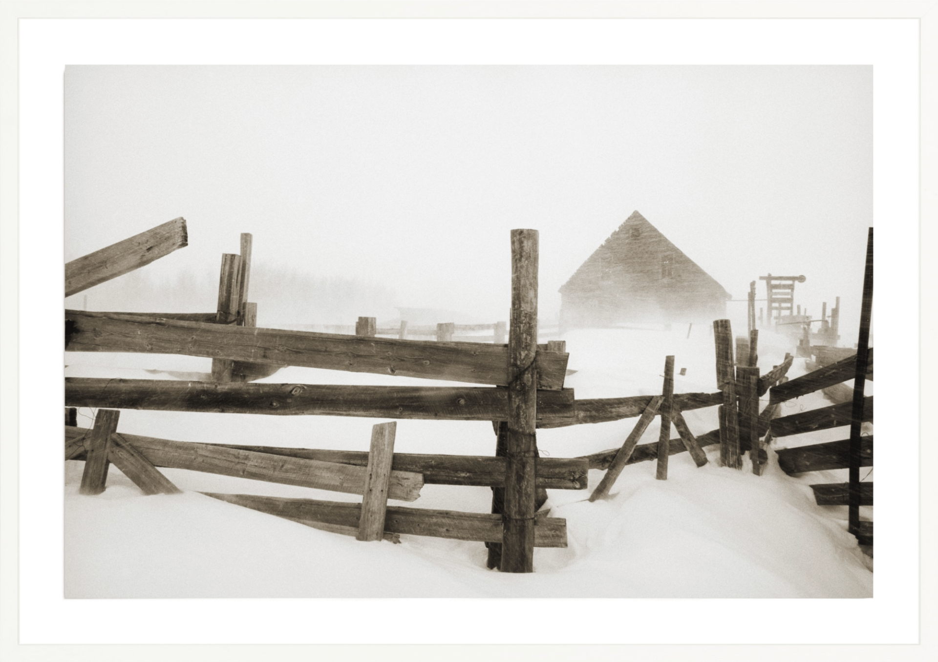 Winter storm of '88, Jules Frazier Fine Art Photograph