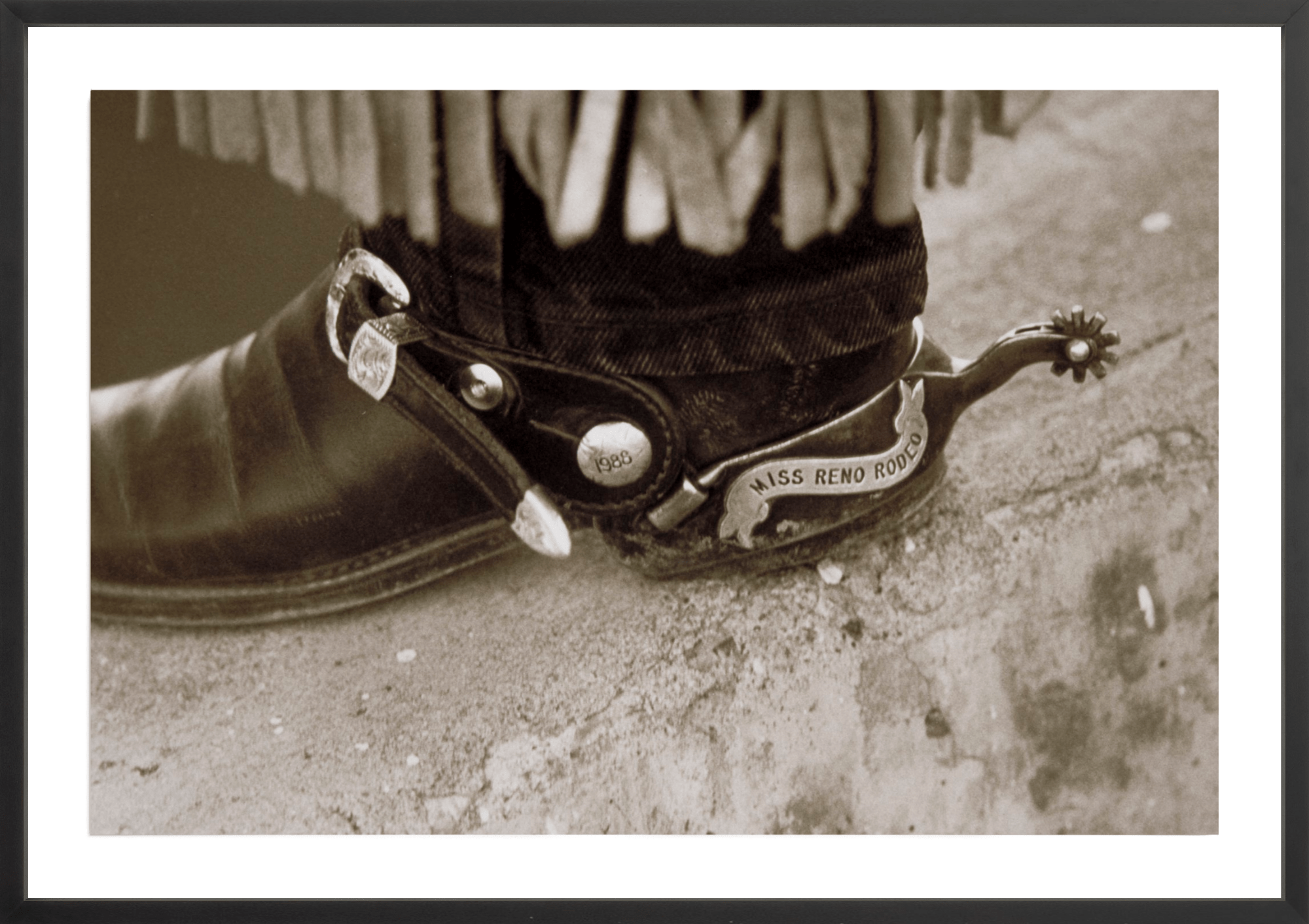 Miss Reno Rodeo's Spur, Jules Frazier Fine Art Photograph