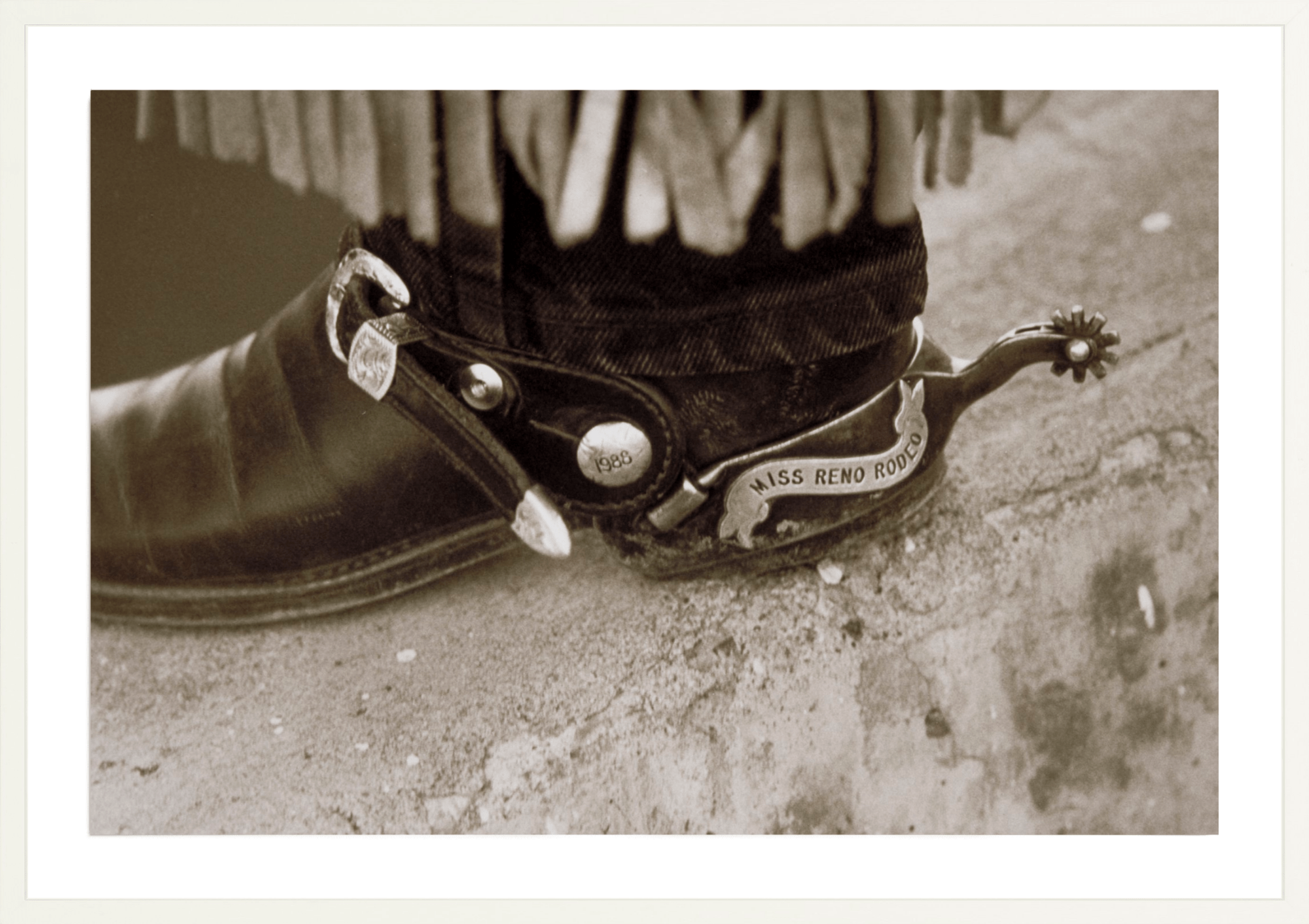 Miss Reno Rodeo's Spur, Jules Frazier Fine Art Photograph