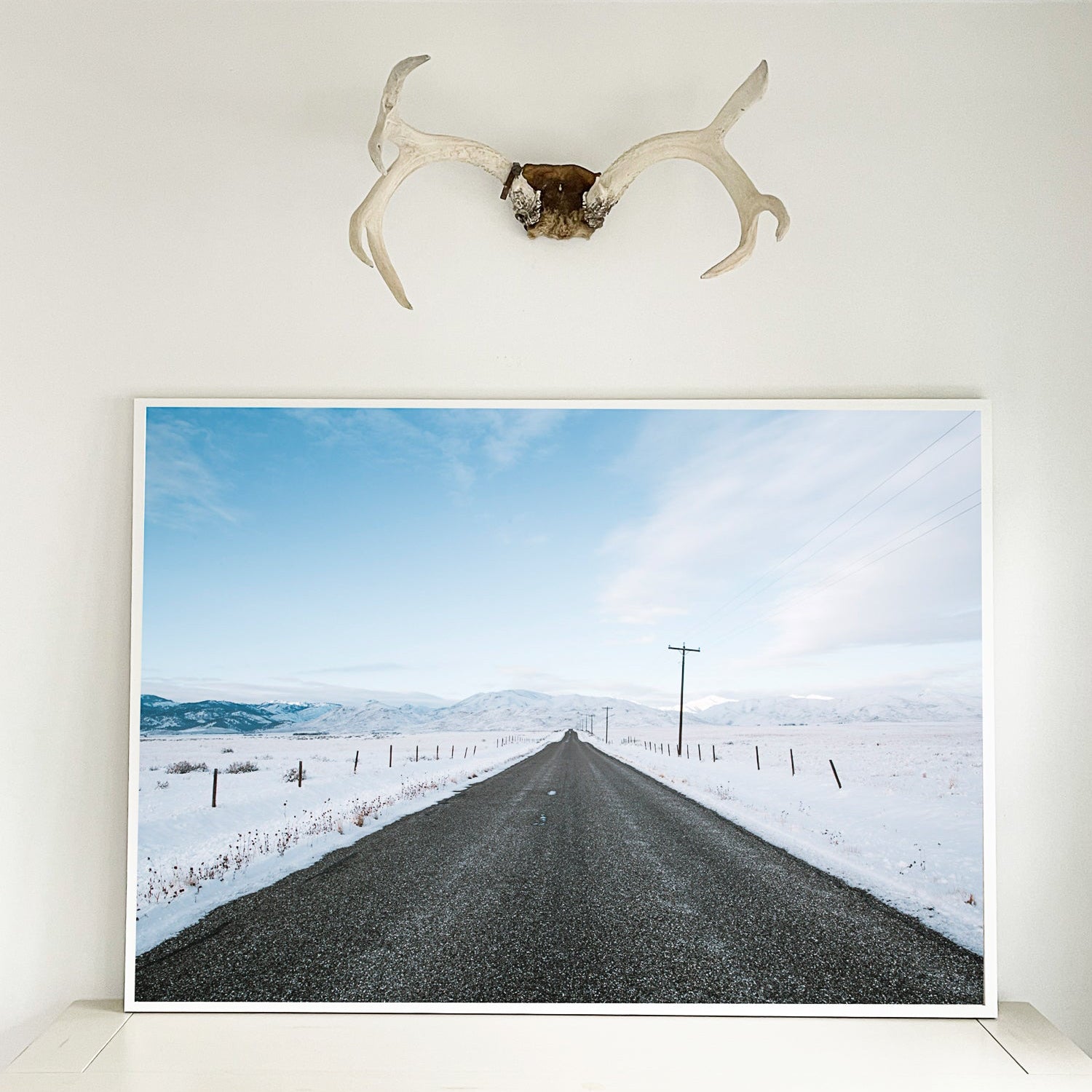 road north art print by Jules Frazier