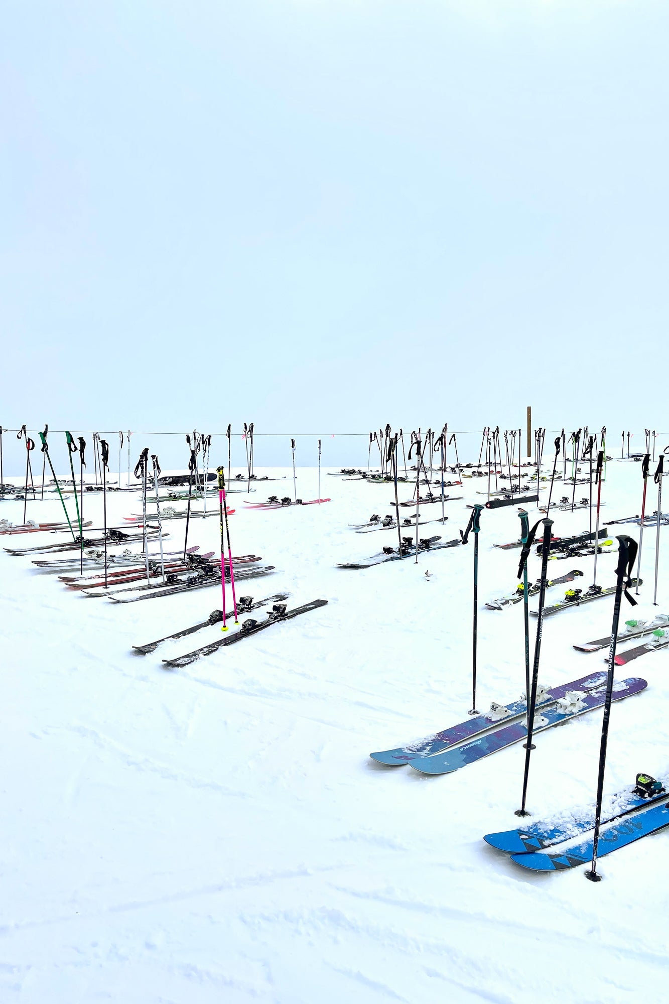 Ski Parking Lot, Jules Frazier Fine Art Photograph