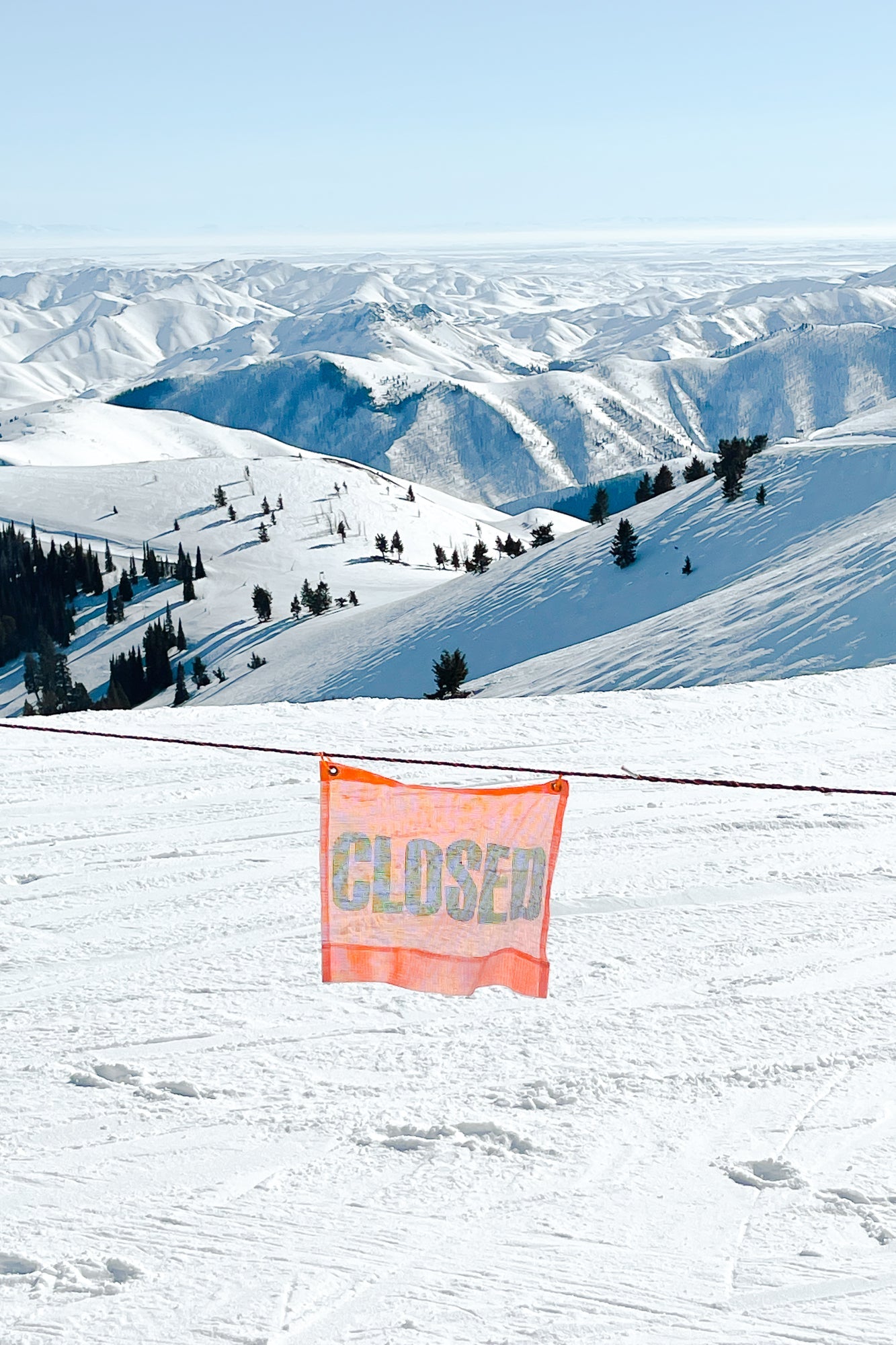 Trails Closed, Jules Frazier Fine Art Photograph