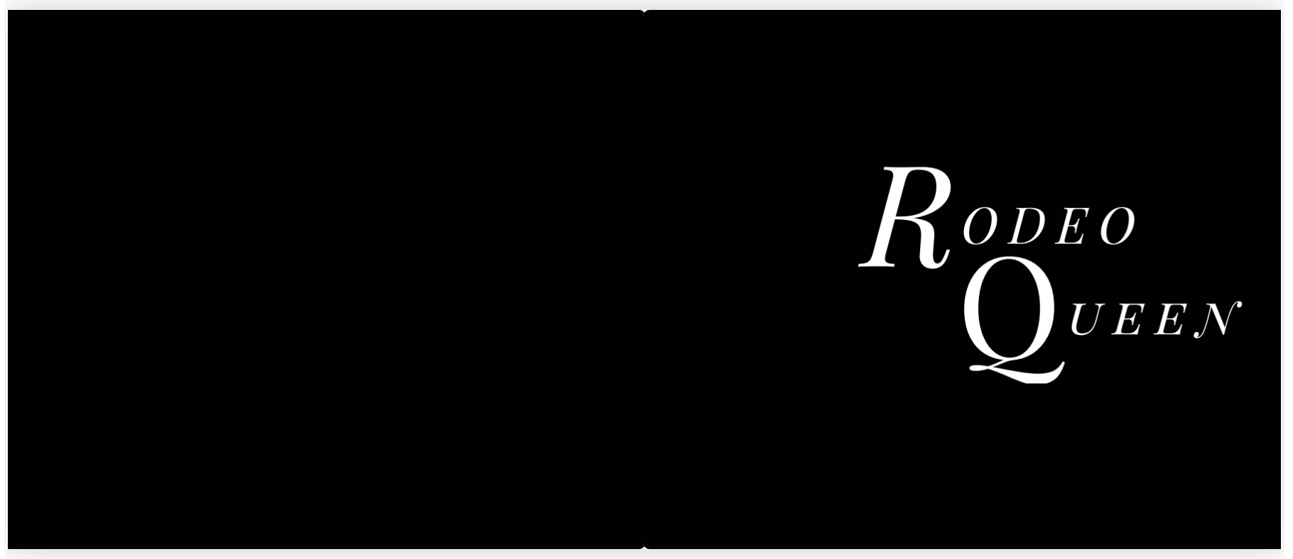 FADED ICONS OF THE WEST-Book-Rodeo Queen page