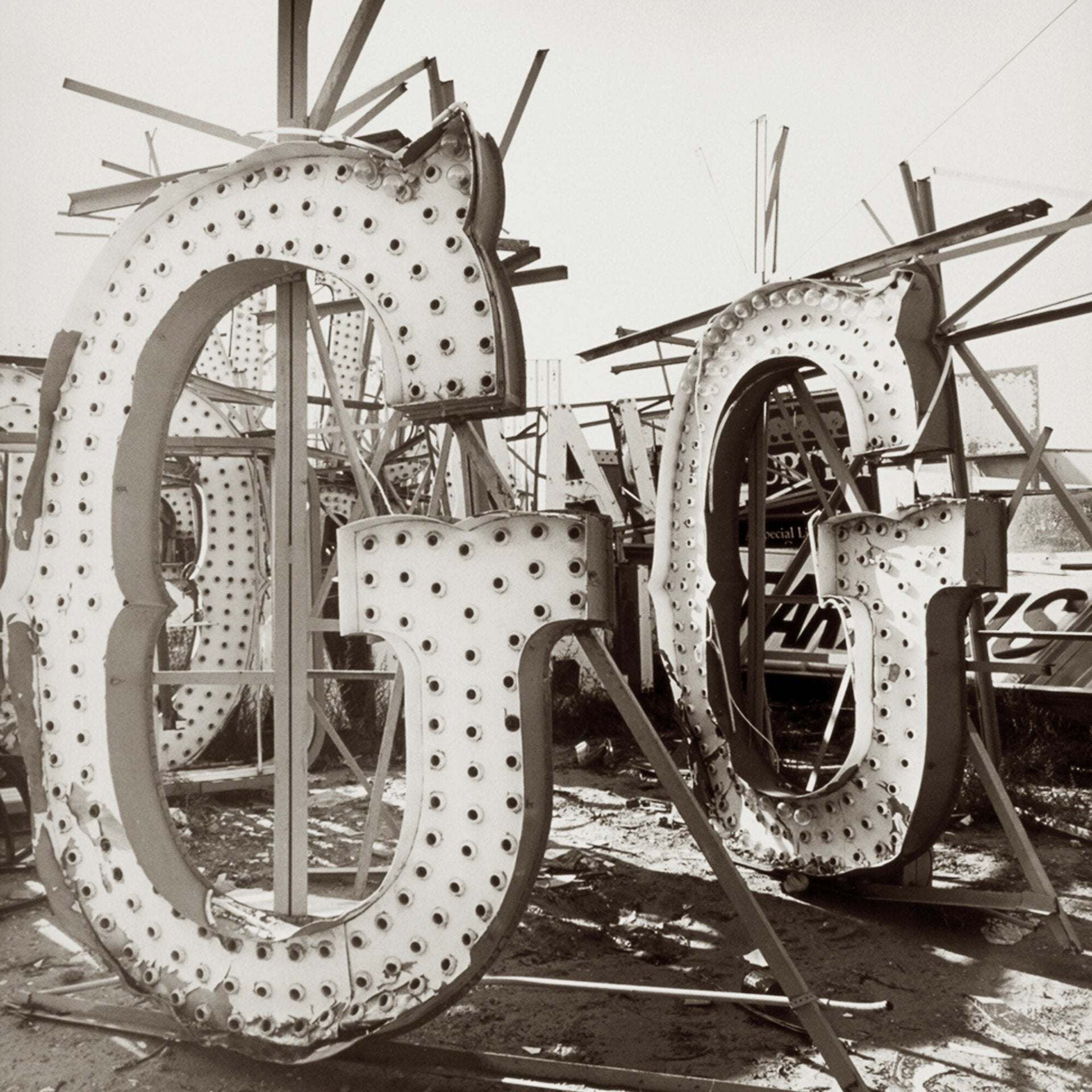 GG Neon Graveyard, Jules Frazier Fine Art Photograph