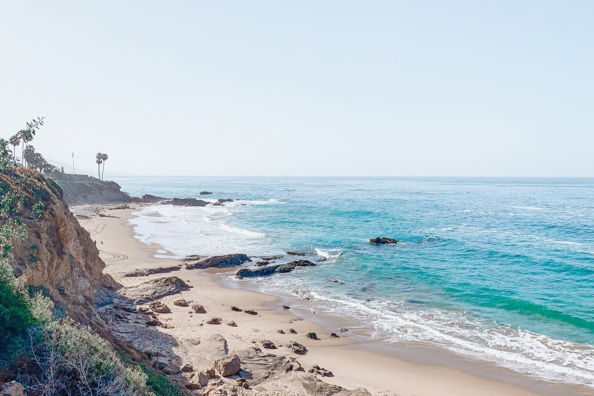 California coastline-Laguna Beach by Jules Frazier