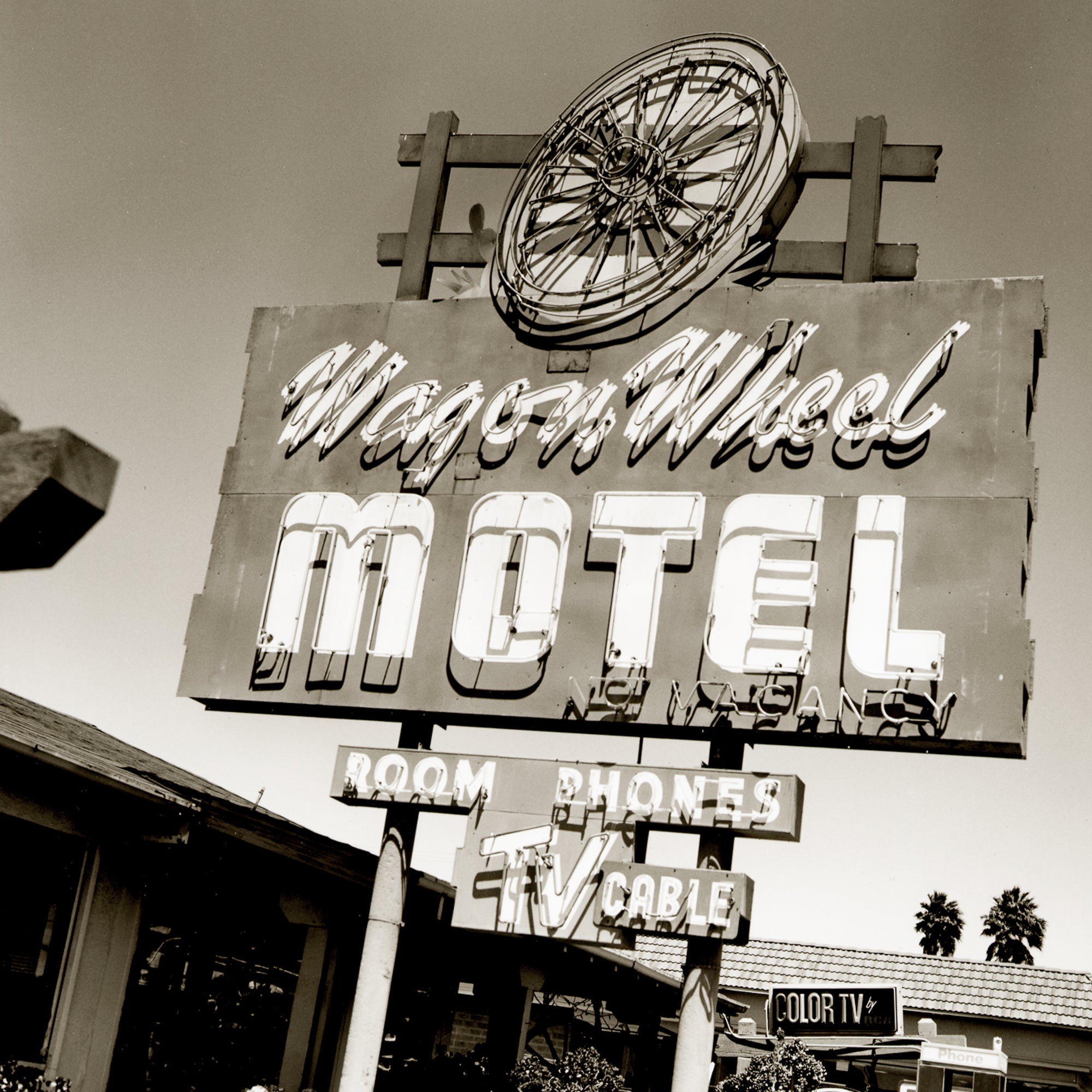 Wagon Wheel Motel, Jules Frazier Fine Art Photograph