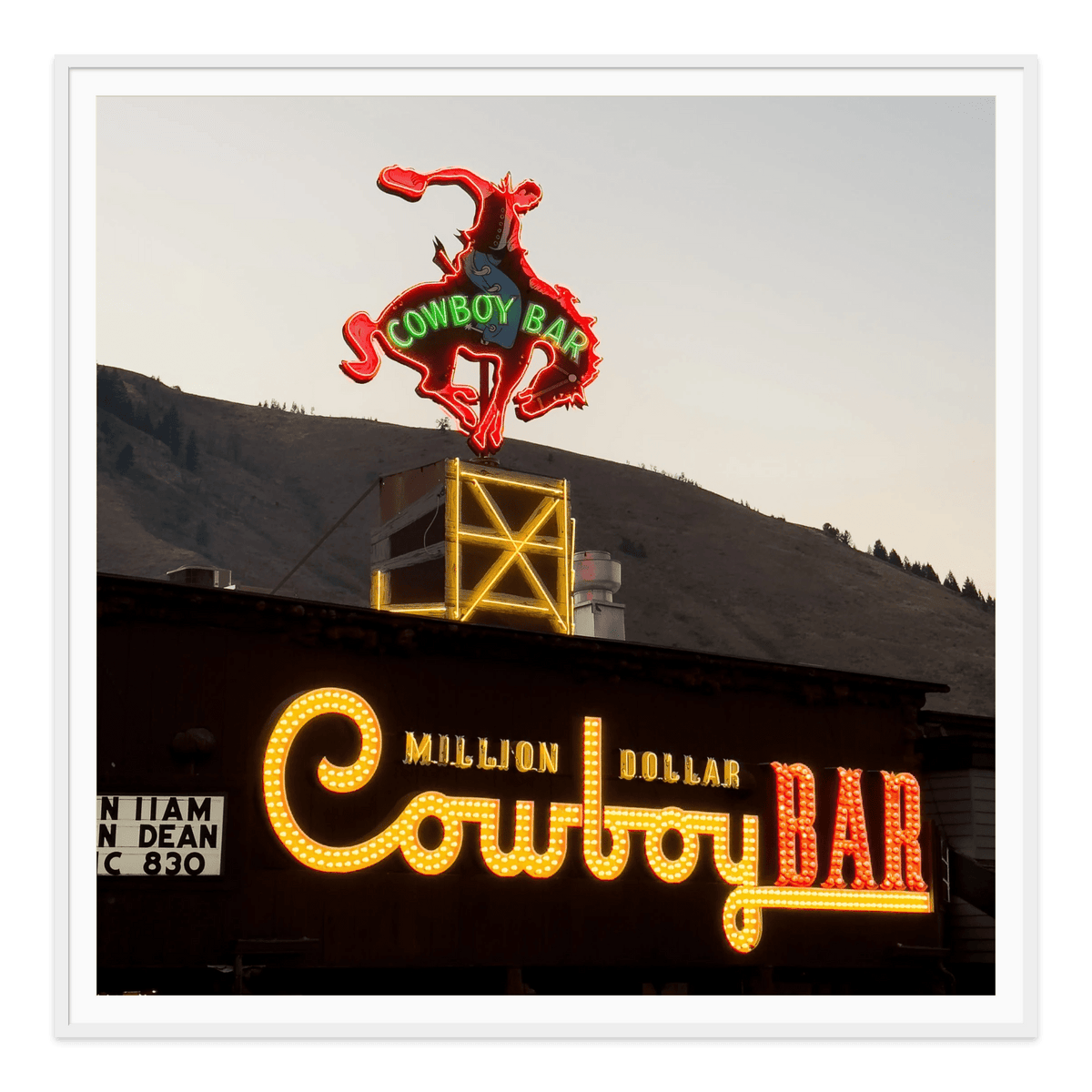 Million Dollar Cowboy Bar | Fine Art Photography by Jules Frazier