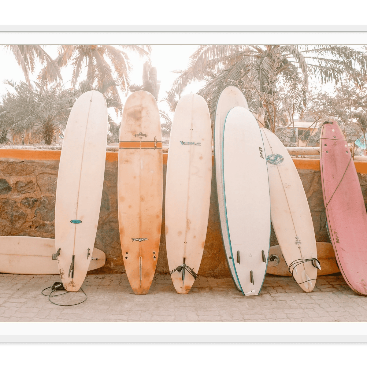 Sayulita Surfboards | Fine art print by Jules Frazier