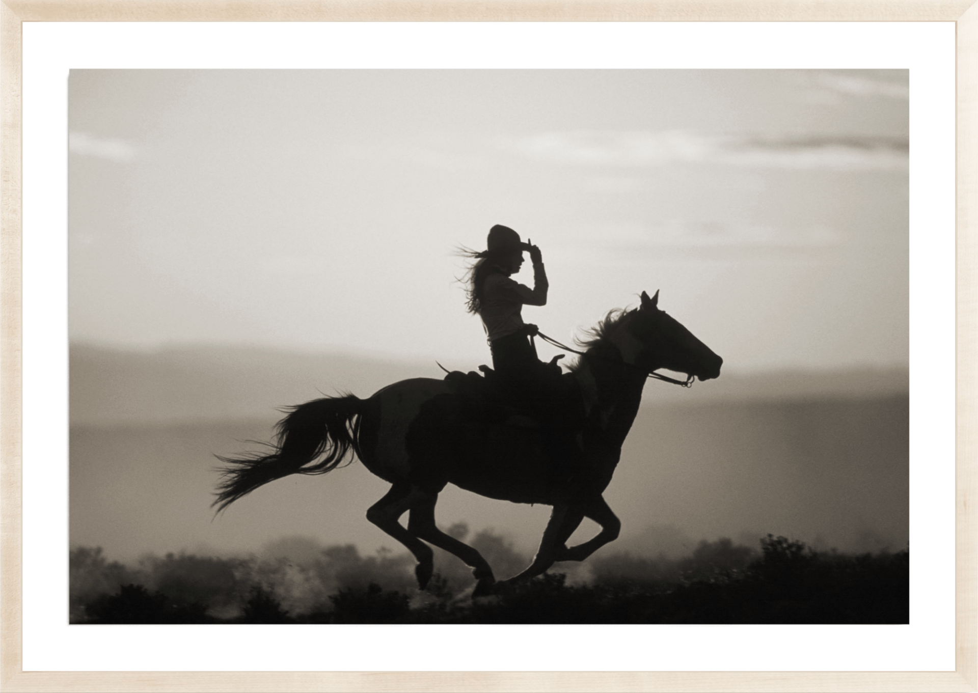 Girl on Horseback, Jules Frazier Fine Art Photograph
