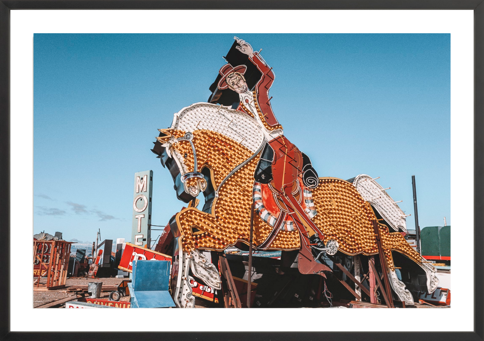 Hacienda Golden Horseman, Jules Frazier Fine Art Photograph