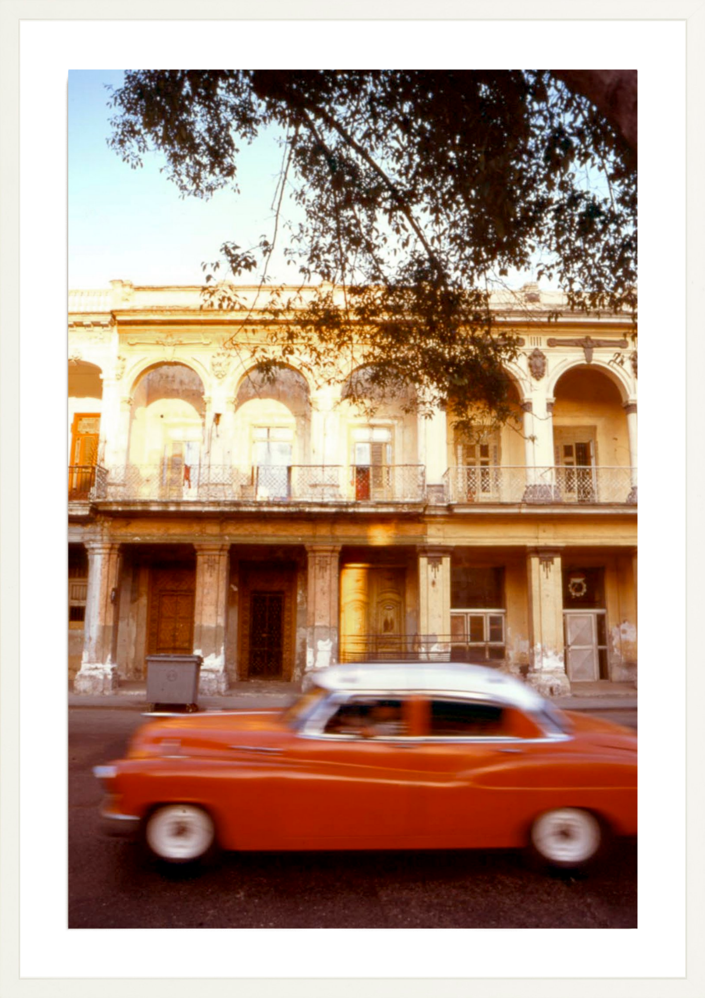 Havana Red Car Classic, Jules Frazier Fine Art Photograph