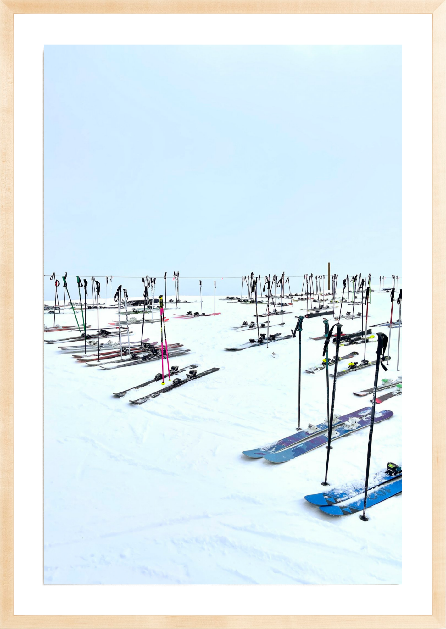 Ski parking lot