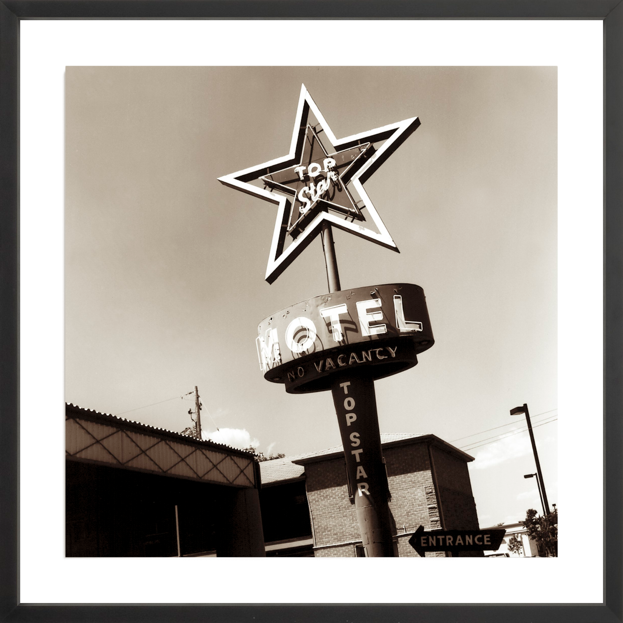 Top Star Motel, Jules Frazier Fine Art Photograph