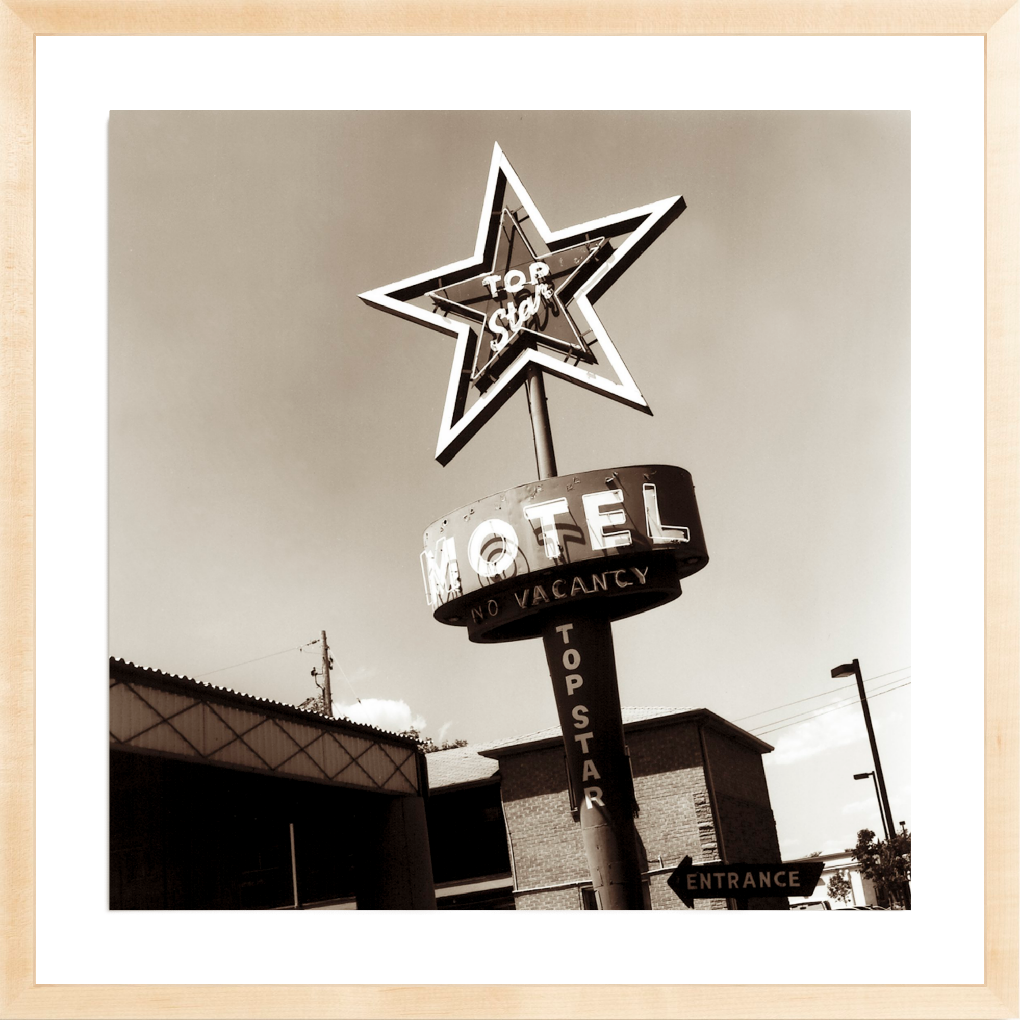 Top Star Motel, Jules Frazier Fine Art Photograph