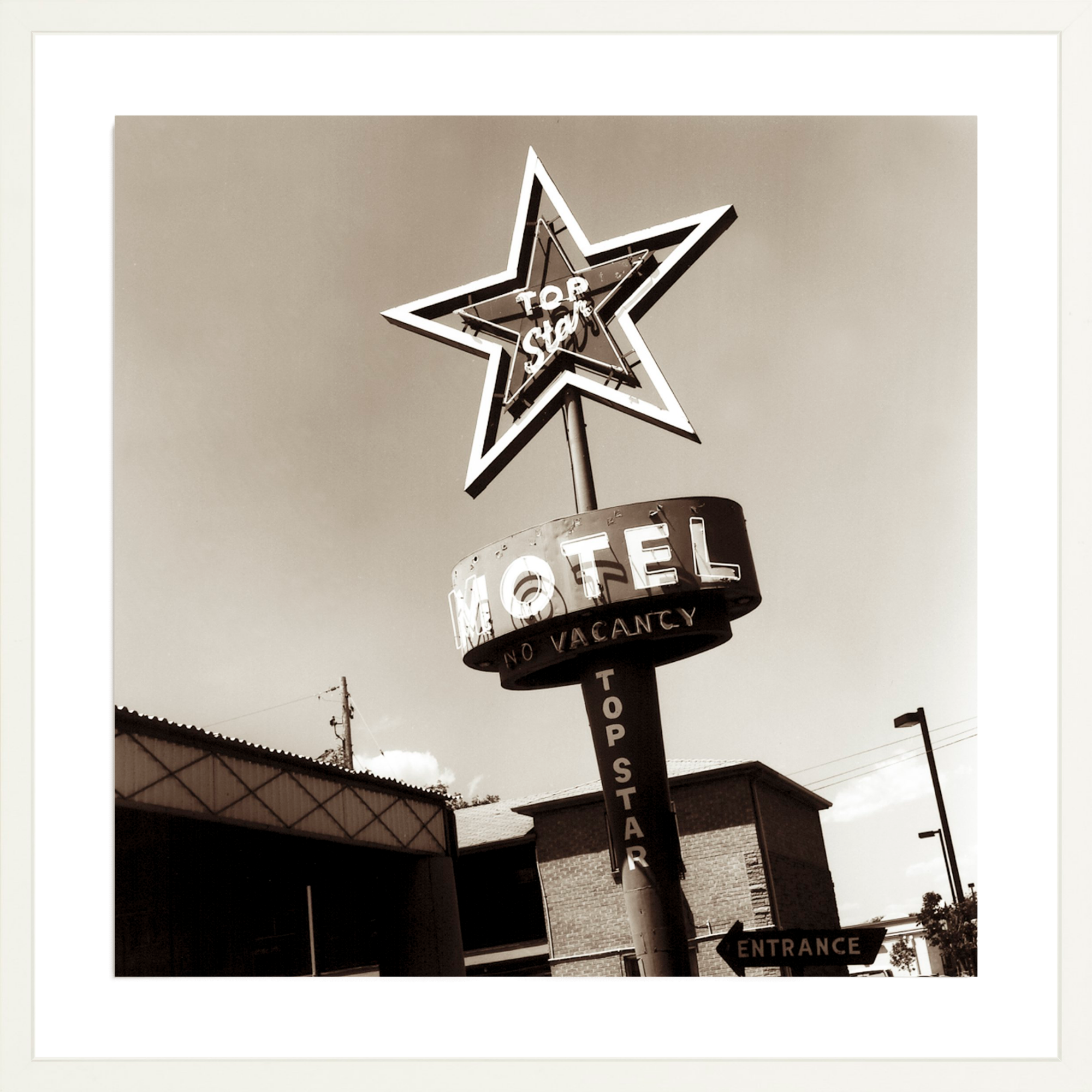 Top Star Motel, Jules Frazier Fine Art Photograph