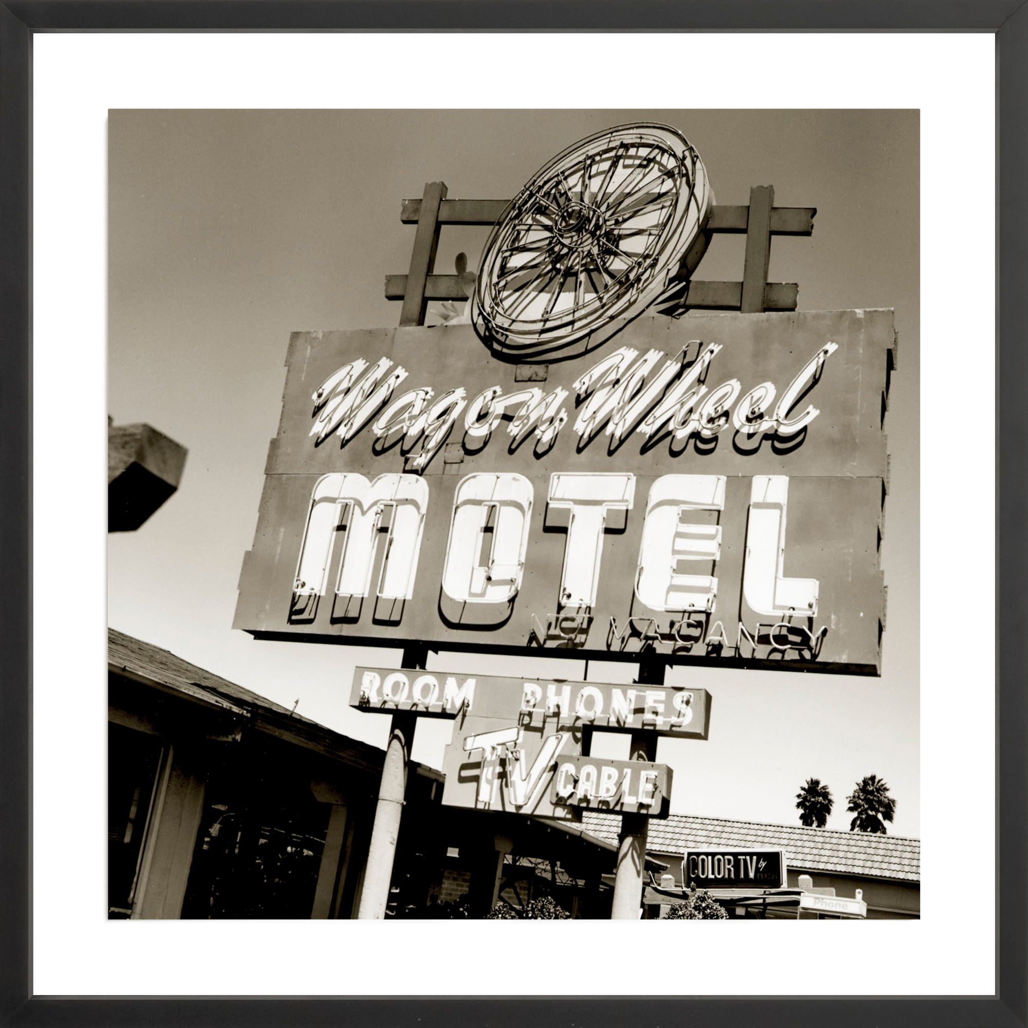 Wagon Wheel Motel, Jules Frazier Fine Art Photograph