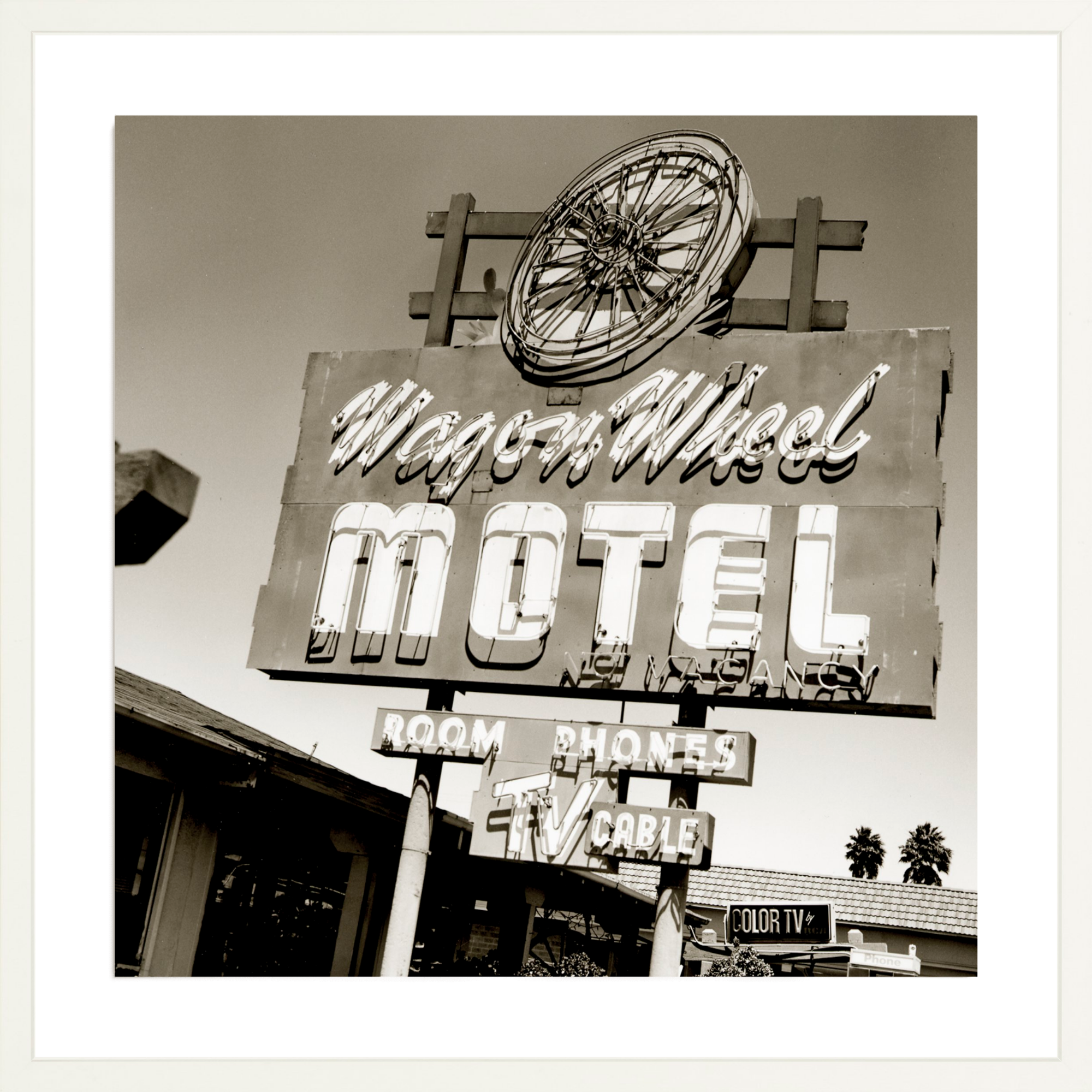 Wagon Wheel Motel, Jules Frazier Fine Art Photograph