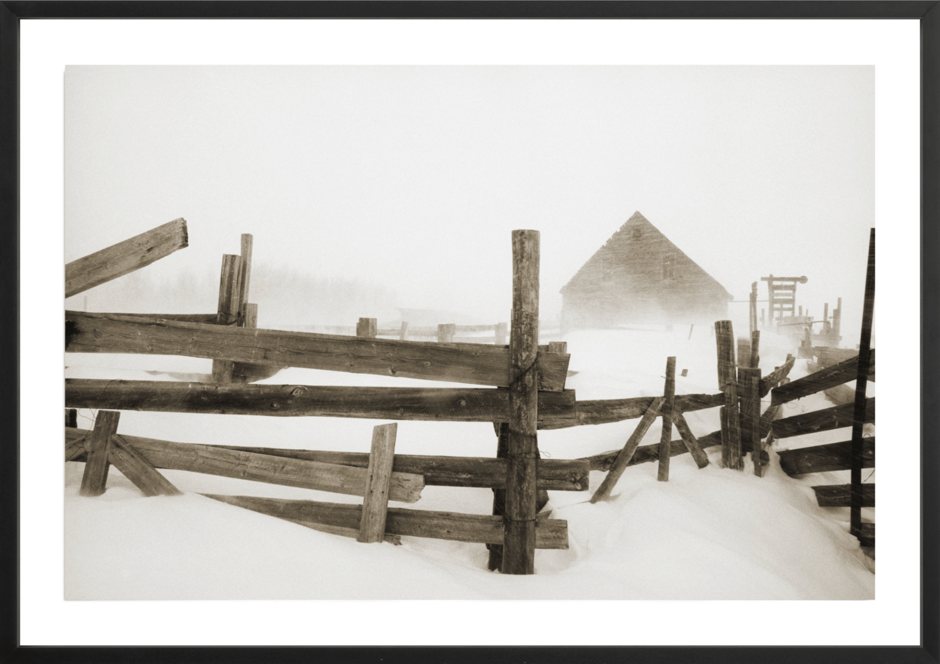 Winter storm of '88, Jules Frazier Fine Art Photograph