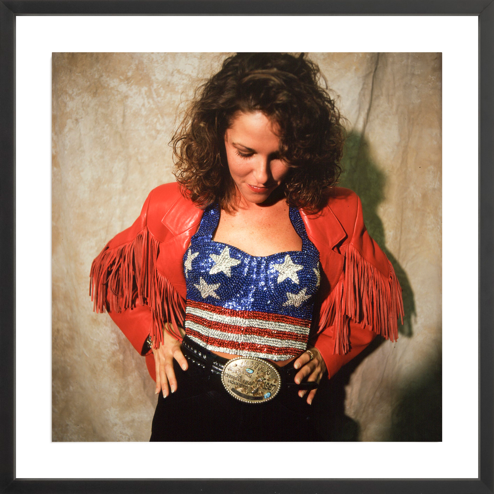 Stars and Stripes Barrel Racer, Jules Frazier Fine Art Photograph