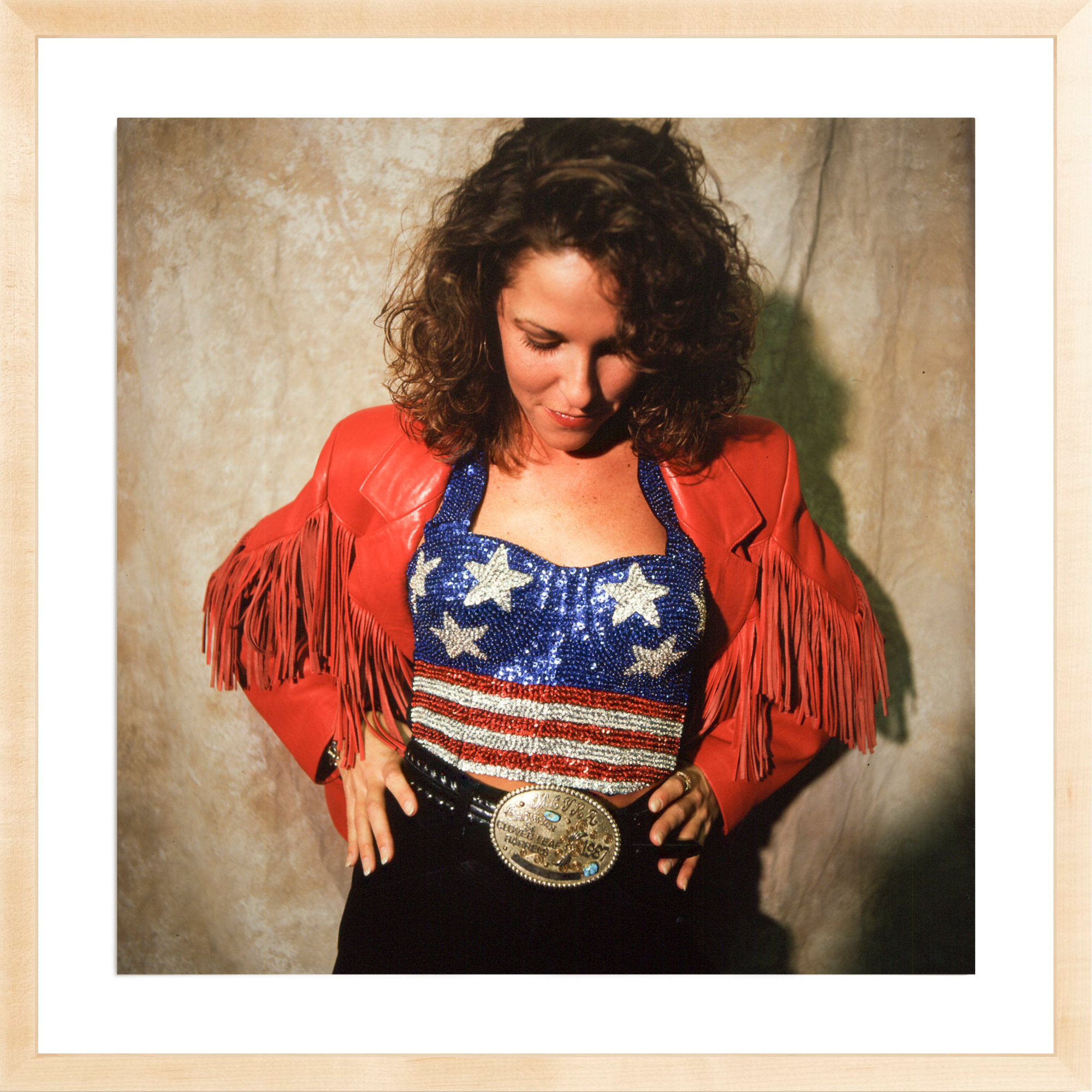 Stars and Stripes Barrel Racer, Jules Frazier Fine Art Photograph